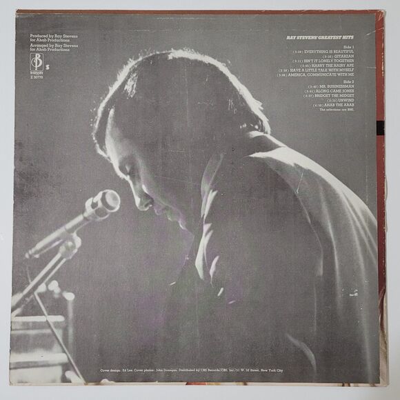 Ray Stevens Greatest Hits Vinyl LP Barnaby VG/VG+ Rock '71 - Picture 2 of 4